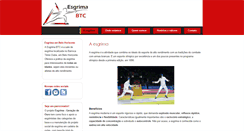 Desktop Screenshot of esgrimabtc.com.br
